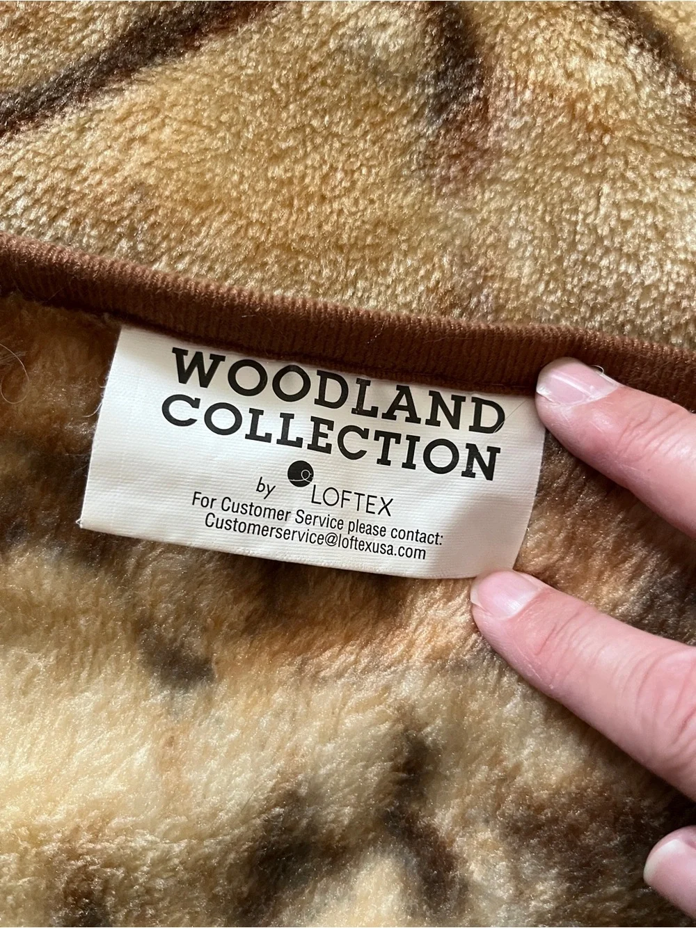 Woodland collection by Loftex James Hautman FOX Throw blanket